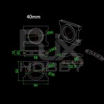 Wholesale Price RJX Connect Drone Arm 16mm/25mm/30mm Frames Carbon Fiber Tube High Quality Drone Center Plate Clamp Holder